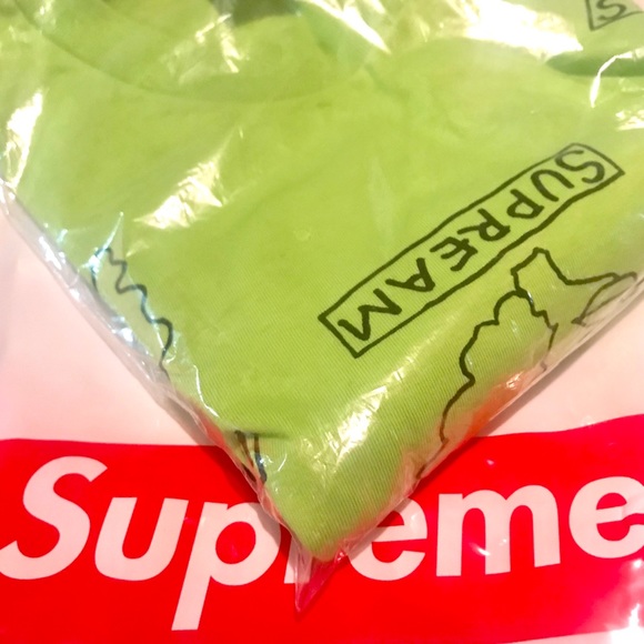 SOLD!!!! 🔥SUPREME Gonz Head Tee. Lime Green. - Picture 2 of 3